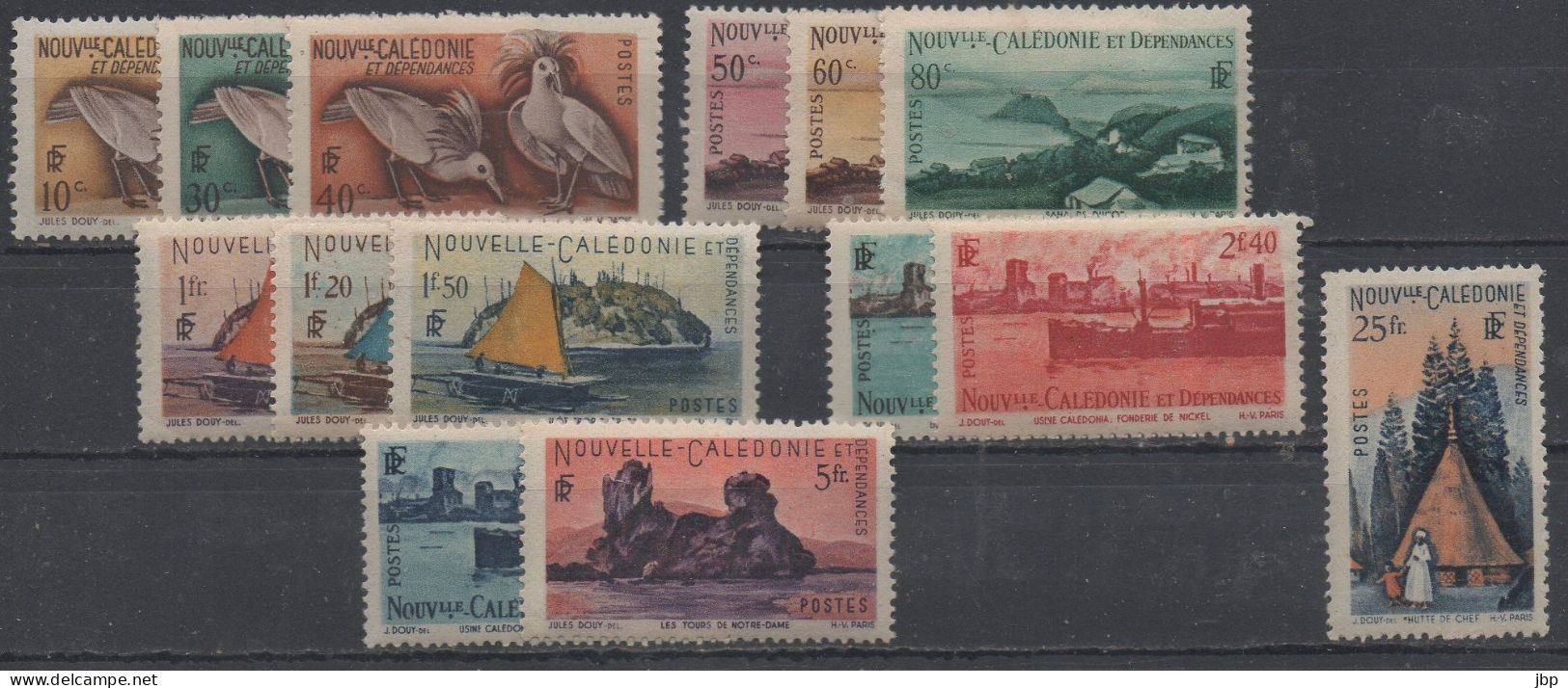 Nouvelle-Caledonie Série Incomplète N°YT 259 à 277 Neufs ** Luxe Voir Description - Ungebraucht