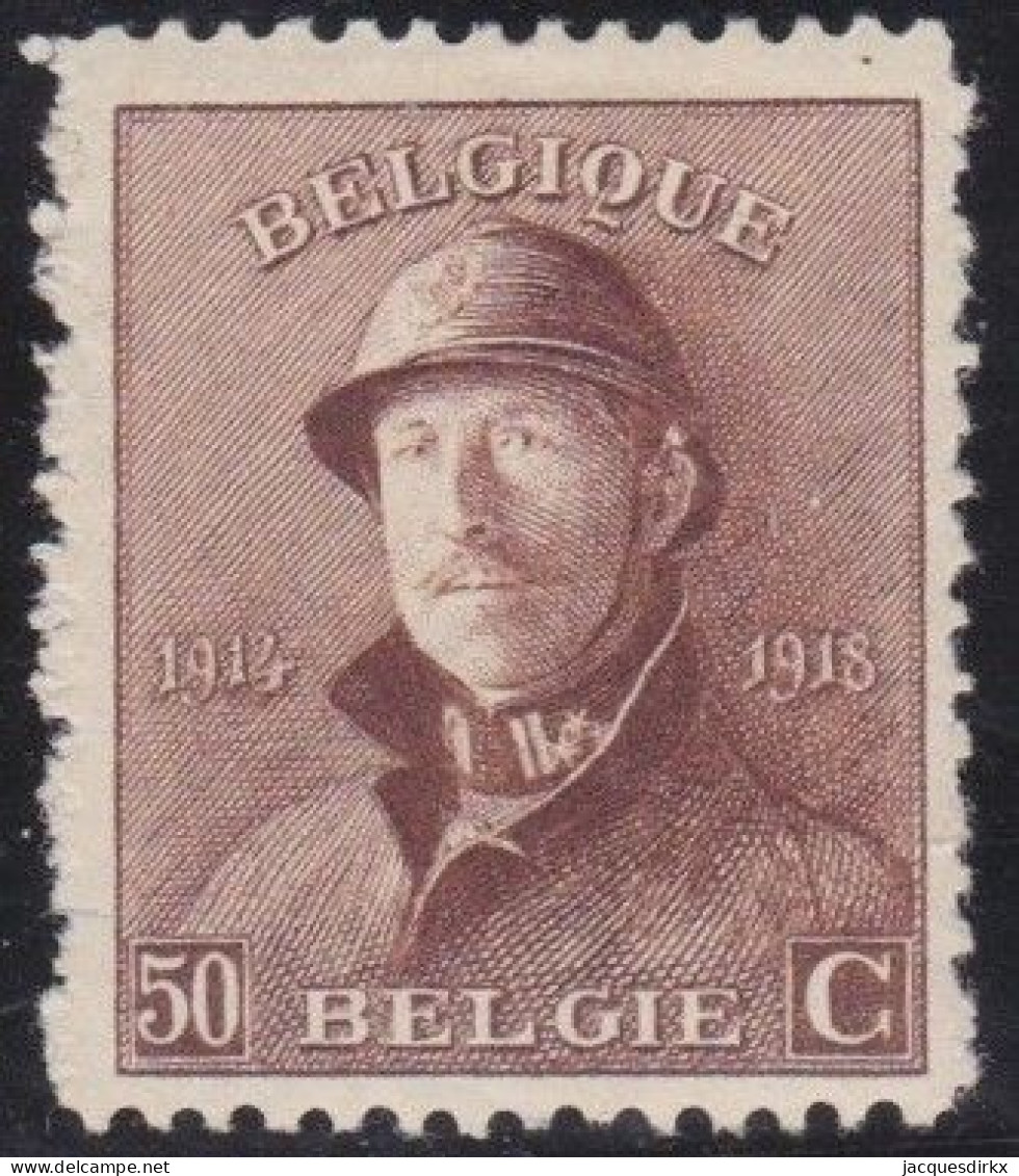 Belgie  .   OBP    .    174    .    *    .   Ongebruikt Met Gom    .   /   .    Neuf Avec Gomme - 1919-1920 Trench Helmet