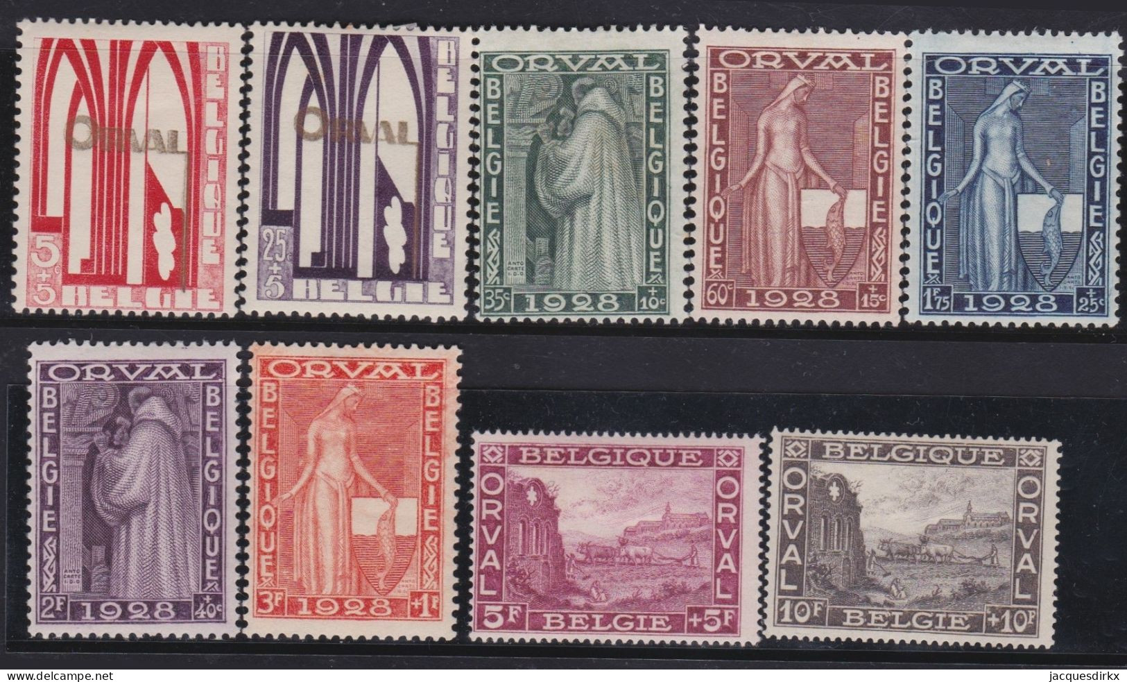 Belgie  .   OBP    .    258/266    .    *    .   Ongebruikt Met Gom    .   /   .    Neuf Avec Gomme - Unused Stamps