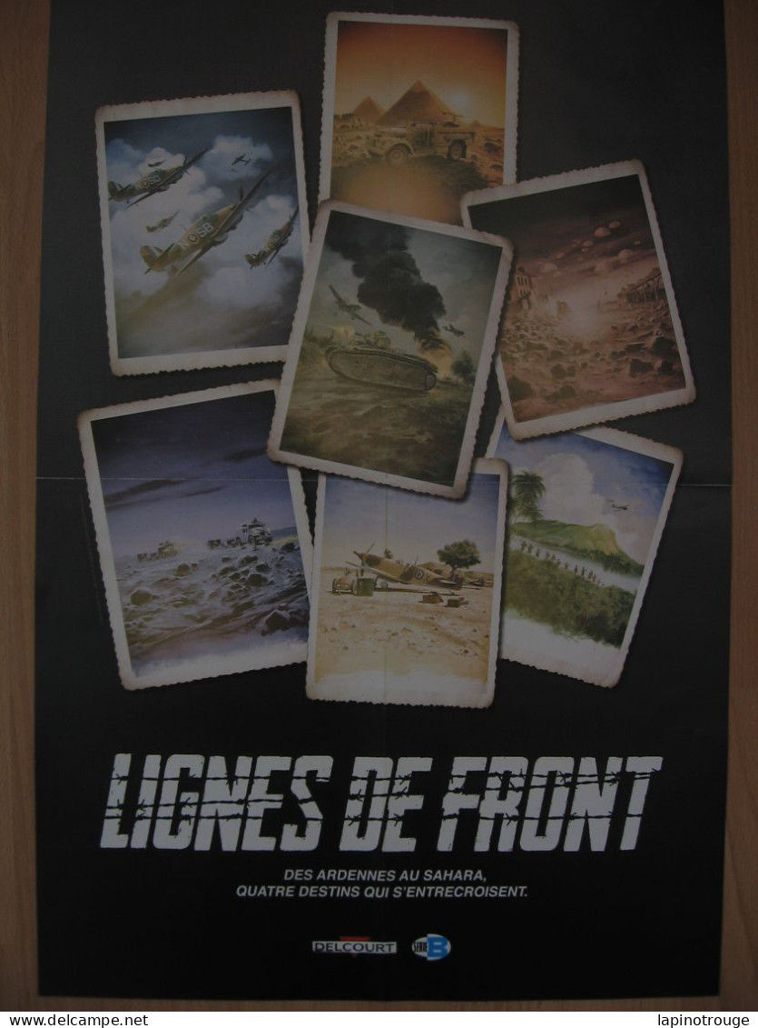 Affiche MANCHU Lignes De Front Delcourt 2014 (Brada Dellac.. - Manifesti & Offsets