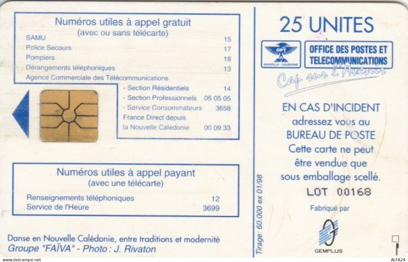 PHONE CARD- NUOVA CALEDONIA (E57.23.5 - Nueva Caledonia