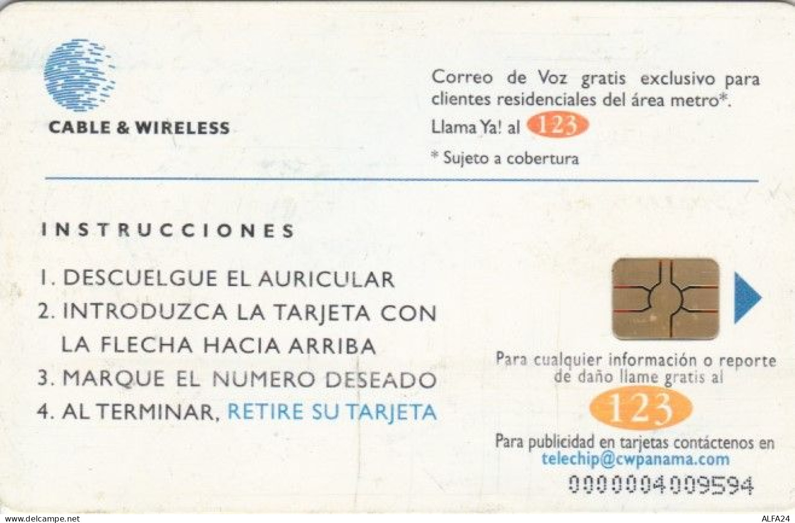 PHONE CARD- PANAMA (E57.8.5 - Panama