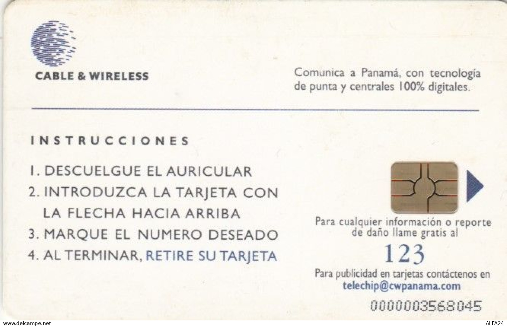 PHONE CARD- PANAMA (E57.7.6 - Panamá