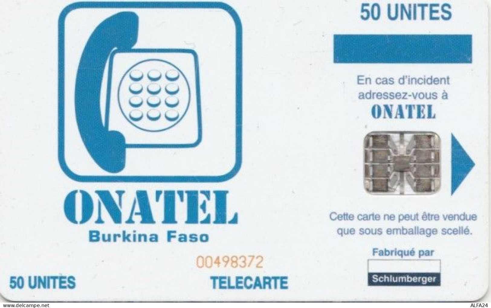 PHONE CARD- BURKINA FASO (E57.5.4 - Burkina Faso