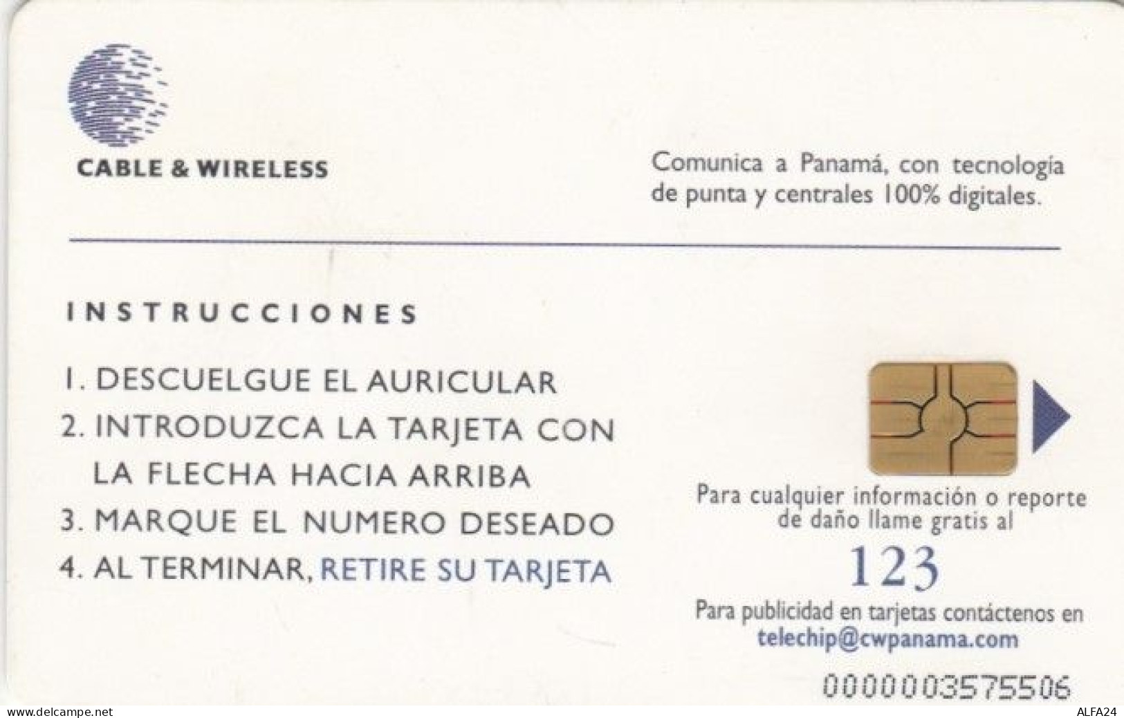 PHONE CARD- PANAMA (E57.5.2 - Panamá