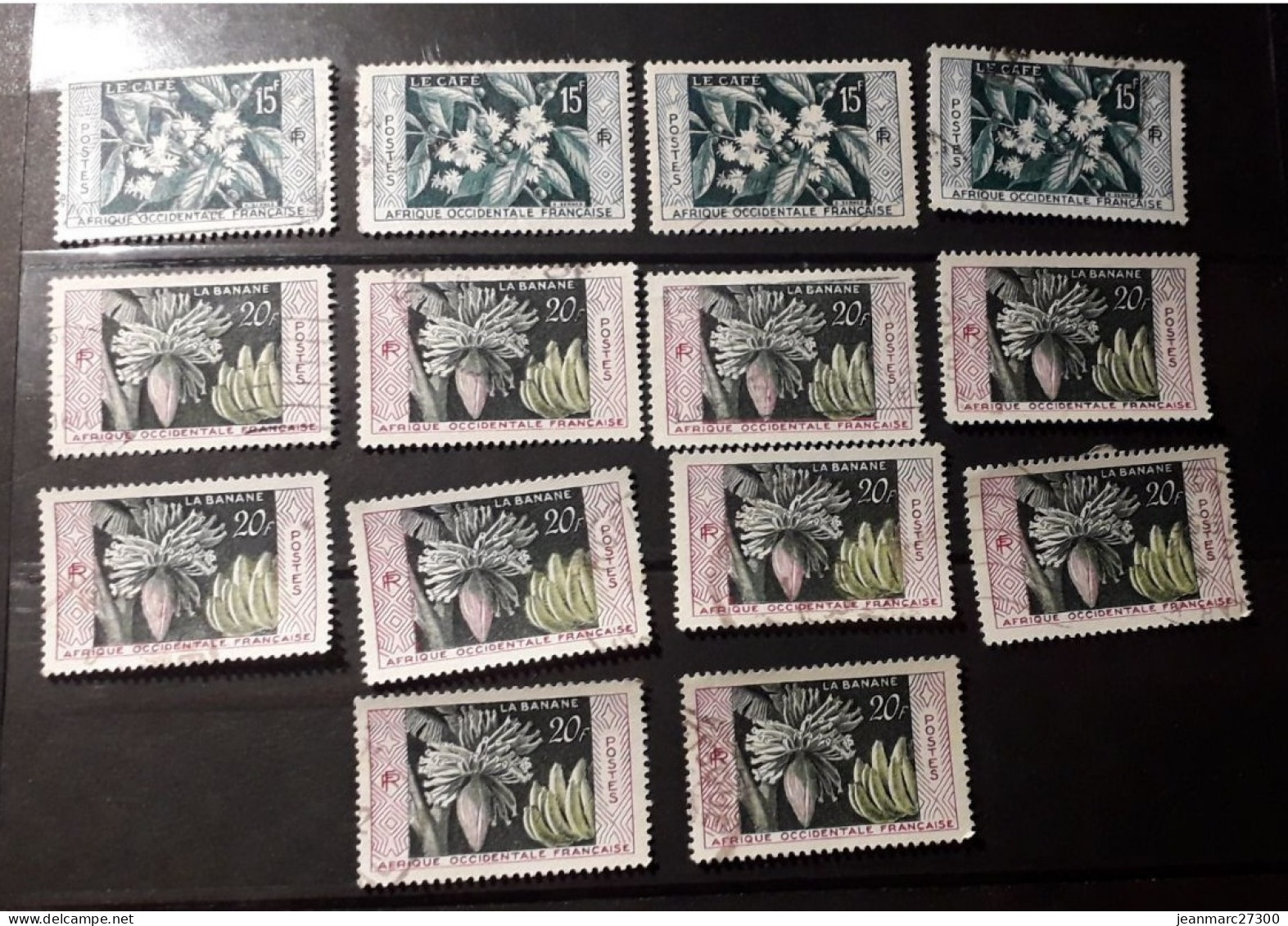 FRANCE COLONIES - AOF04 YT N° 62 67 Oblitérés Recherche D'oblitération - Used Stamps