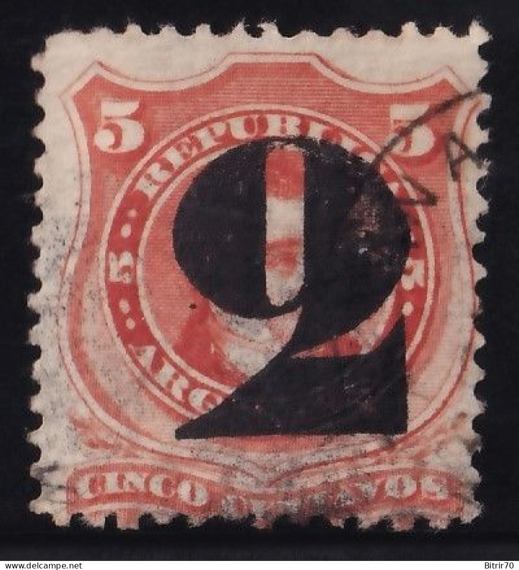 Argentina, 1877  Y&T. 30 - Oblitérés