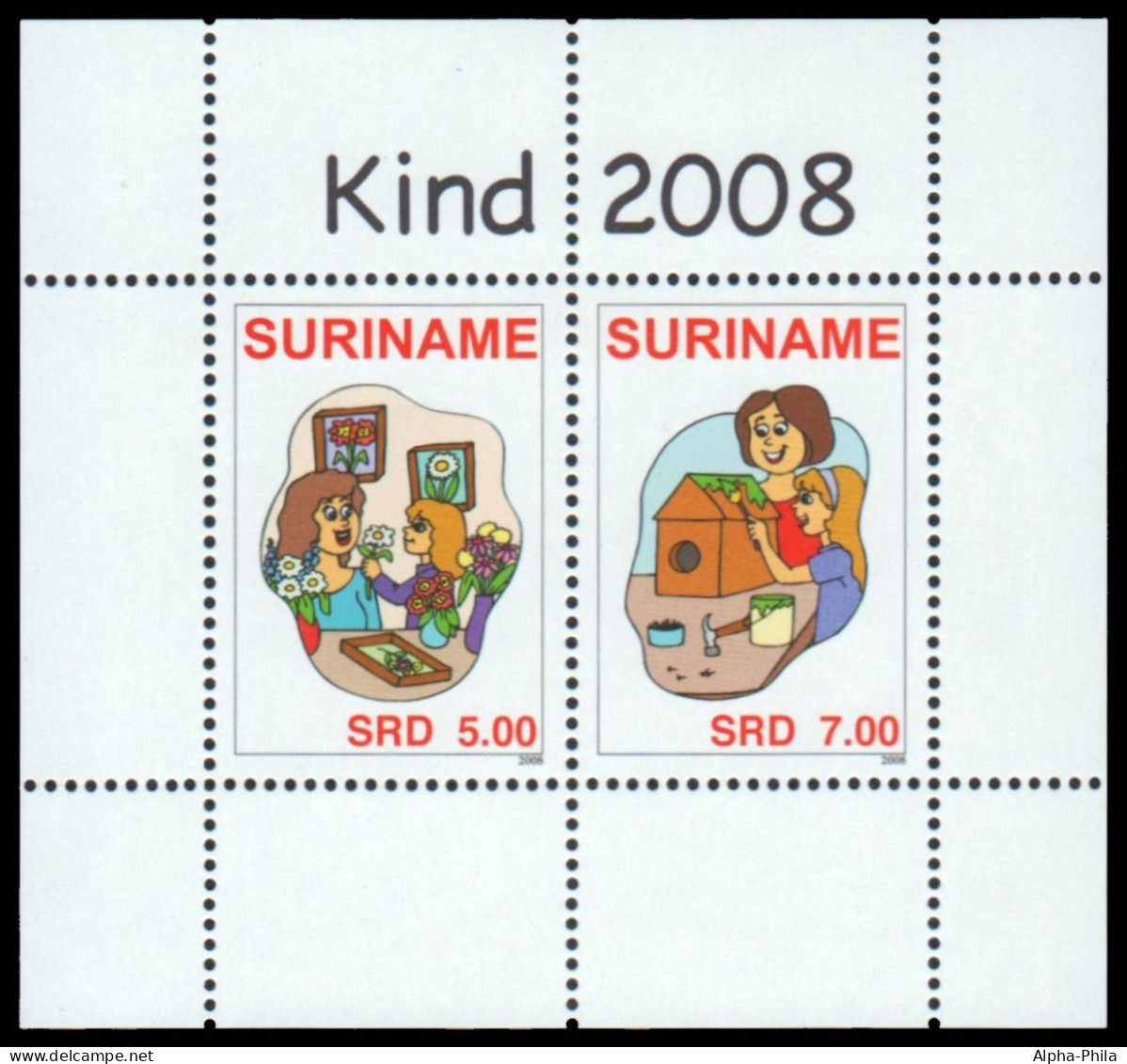 Surinam 2008 - Mi-Nr. Block 106 ** - MNH - Tag Des Kindes - Suriname