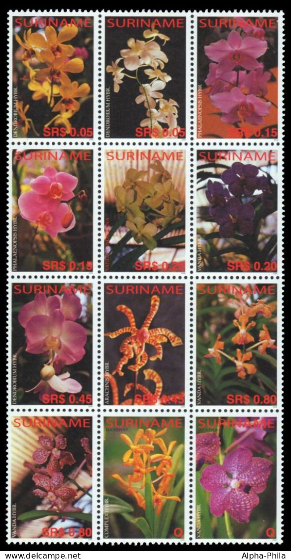 Surinam 2006 - Mi-Nr. 2031-2042 ** - MNH - Orchideen / Orchids - Suriname