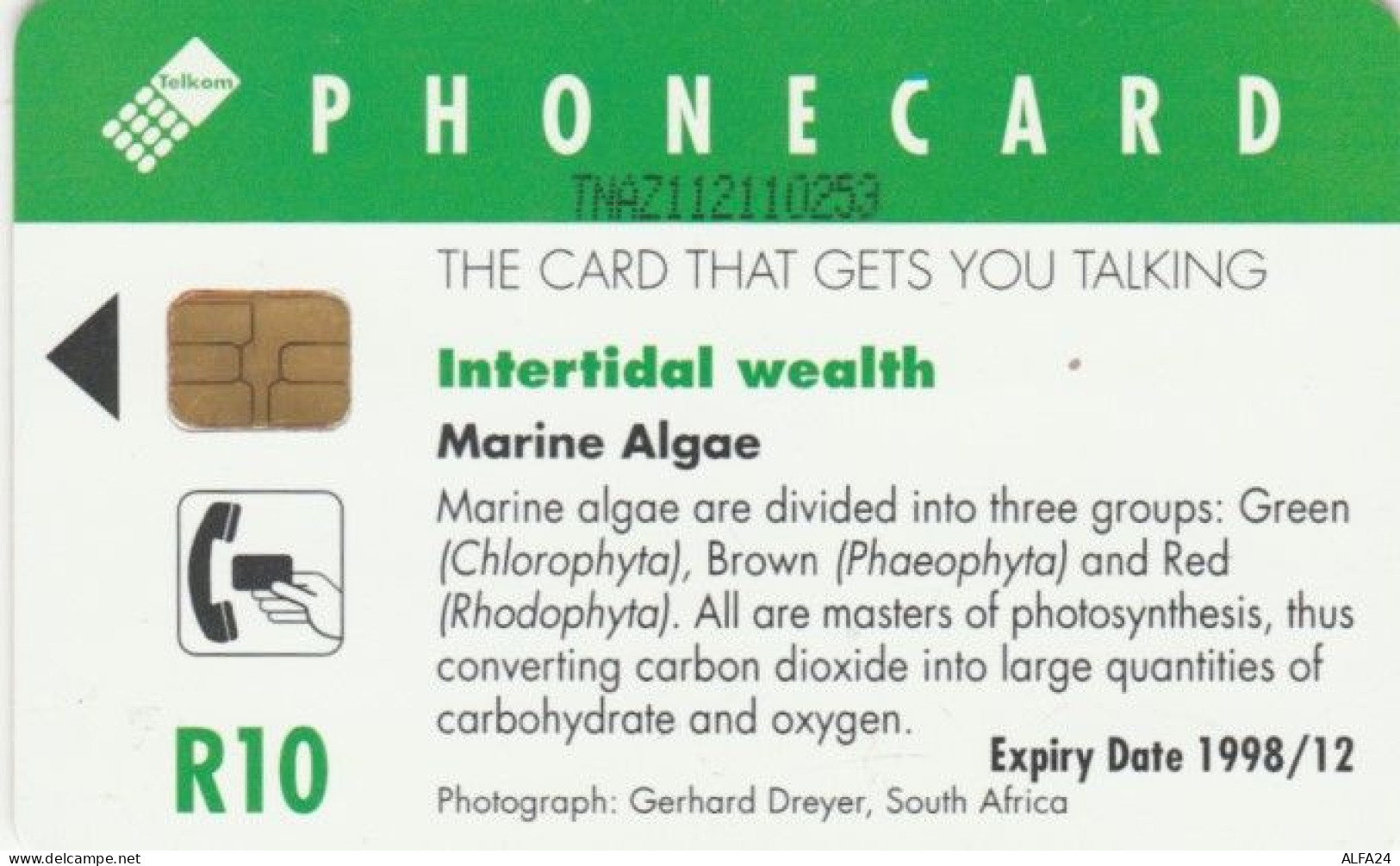 PHONE CARD SUD AFRICA (E58.24.8 - Afrique Du Sud