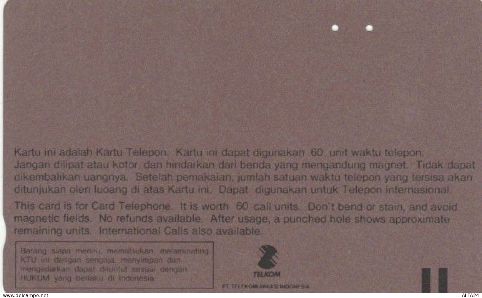 PHONE CARD INDONESIA (E58.8.8 - Indonésie