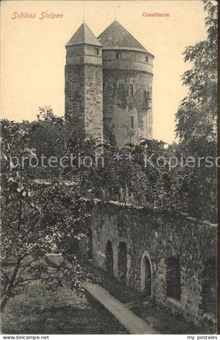 42267960 Stolpen Schloss Mit Coselturm Stolpen - Stolpen