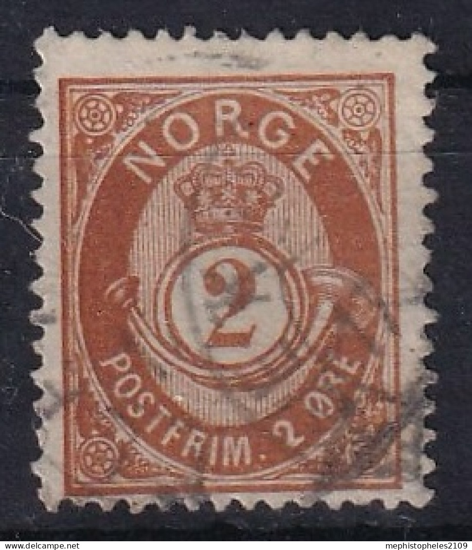 NORWAY 1890 - Cancelerd - Mi 51 - Gebruikt