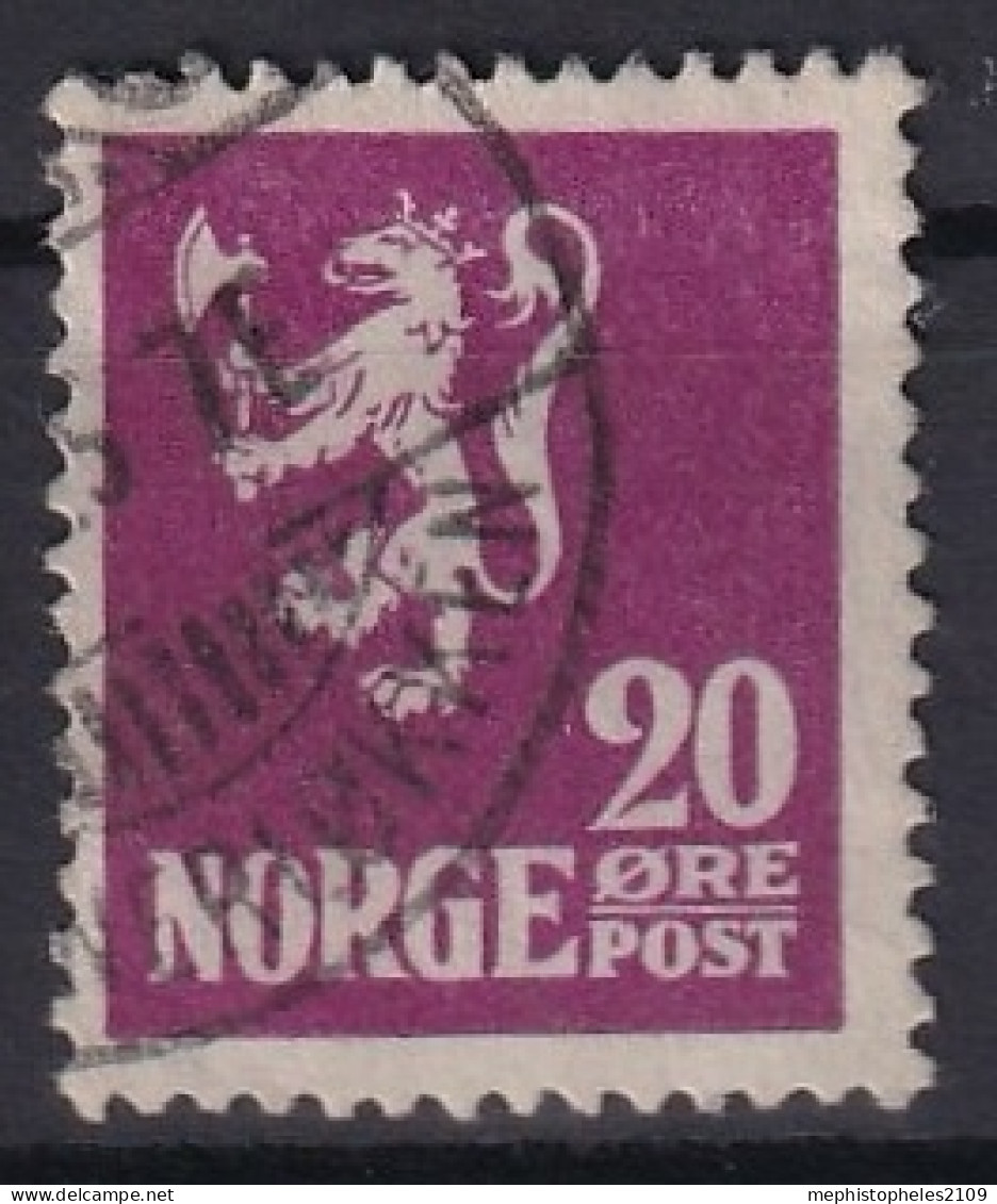 NORWAY 1925 - Cancelerd - Mi 117 - Usados