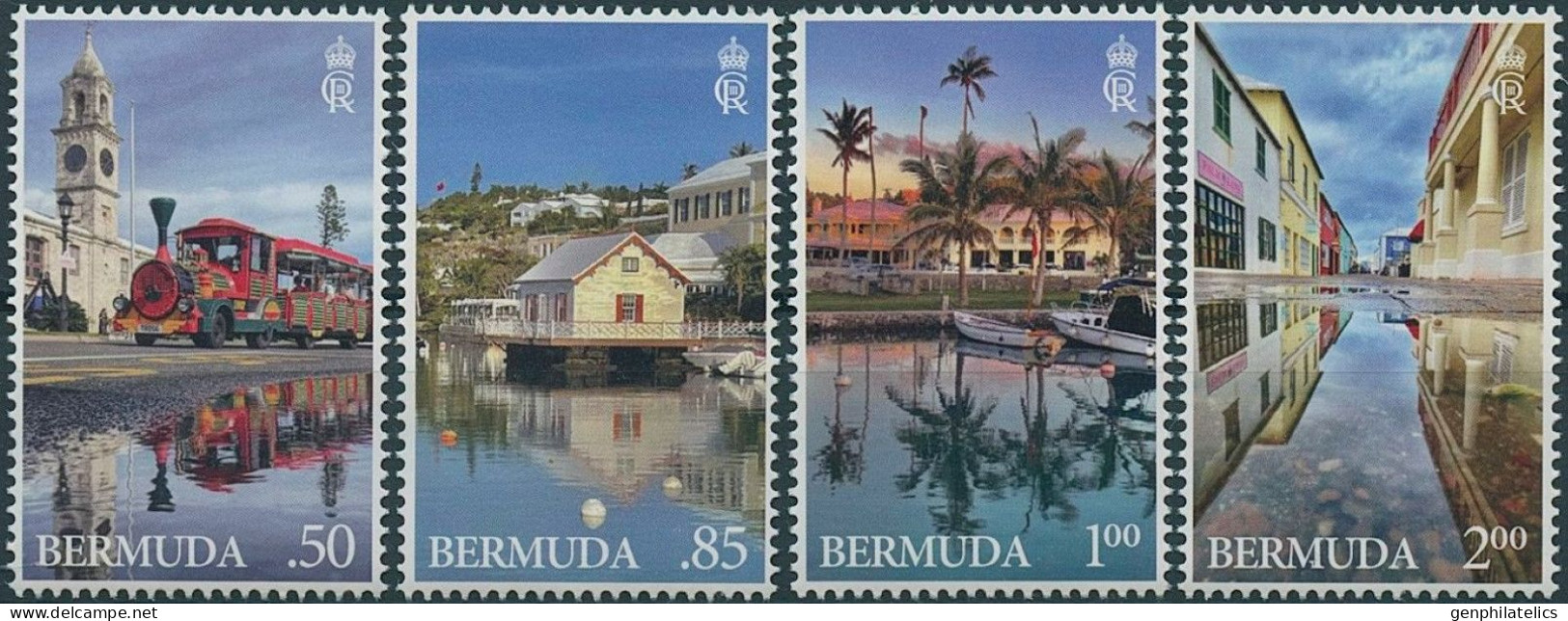 BERMUDA 2023 TOURISM Nature. Views REFLECTIONS - Fine Set MNH - Bermuda