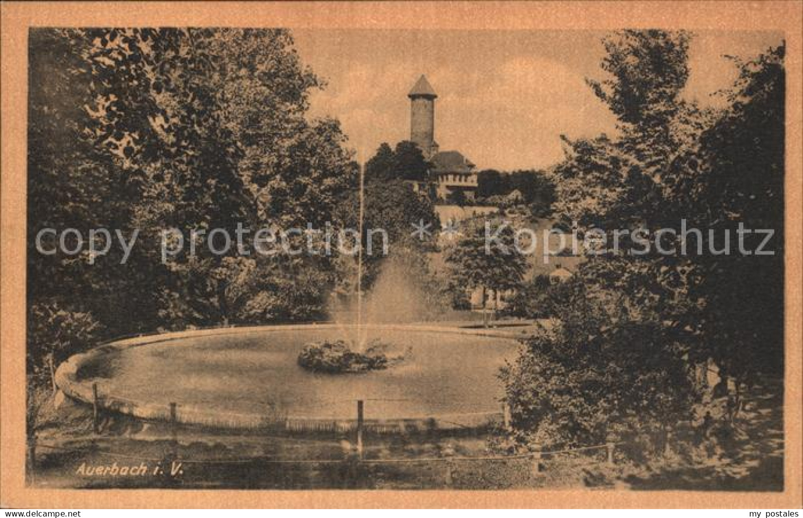 42265435 Auerbach Vogtland Brunnen Im Park Auerbach - Auerbach (Vogtland)