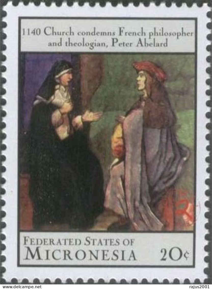 Church Condemns Peter Abelard, French Philosopher, Theologian, MNH Micronesia - Theologians