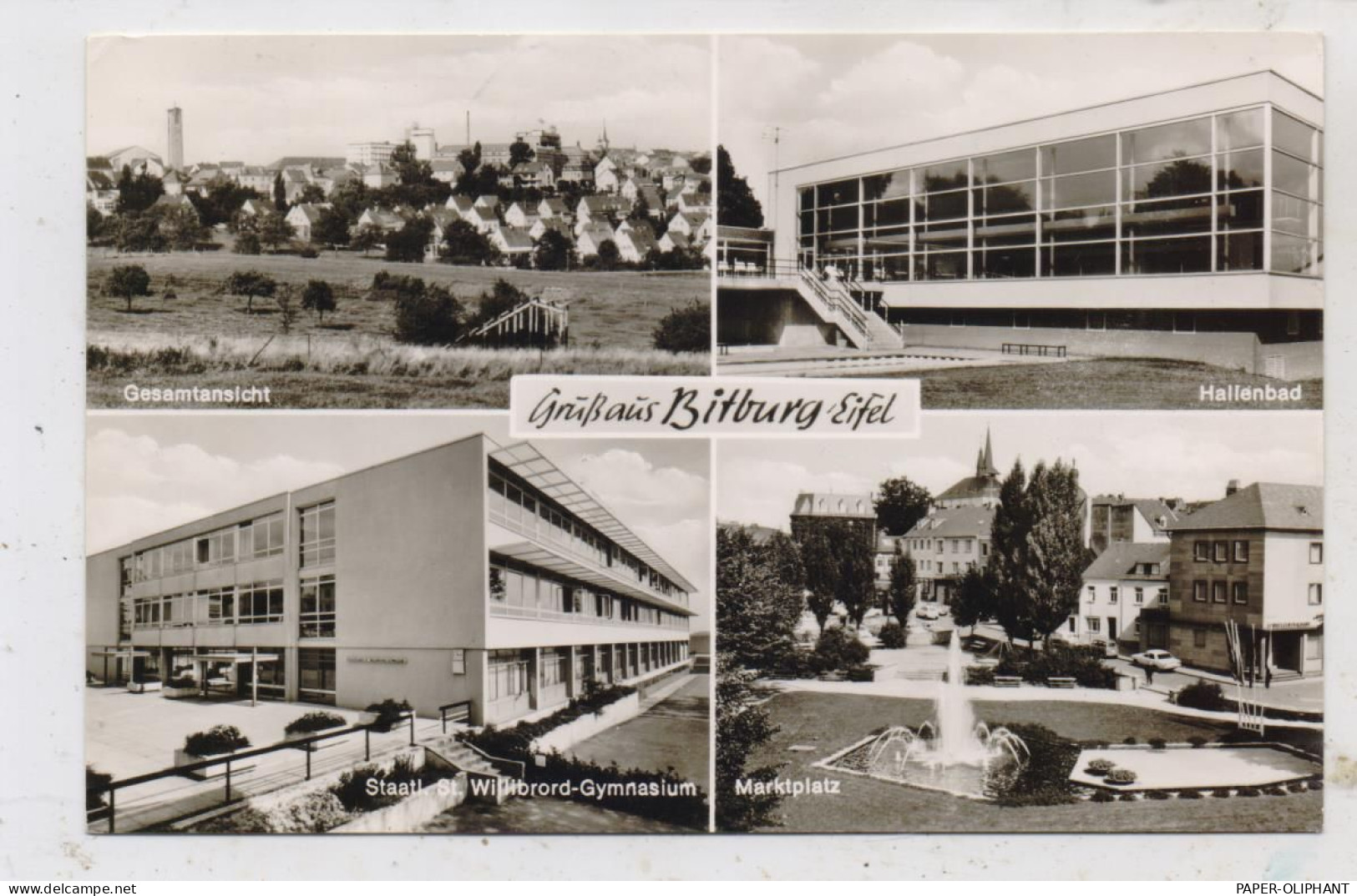 5520 BITBURG, Gymnasium, Hallenbad, Marktplatz... - Bitburg