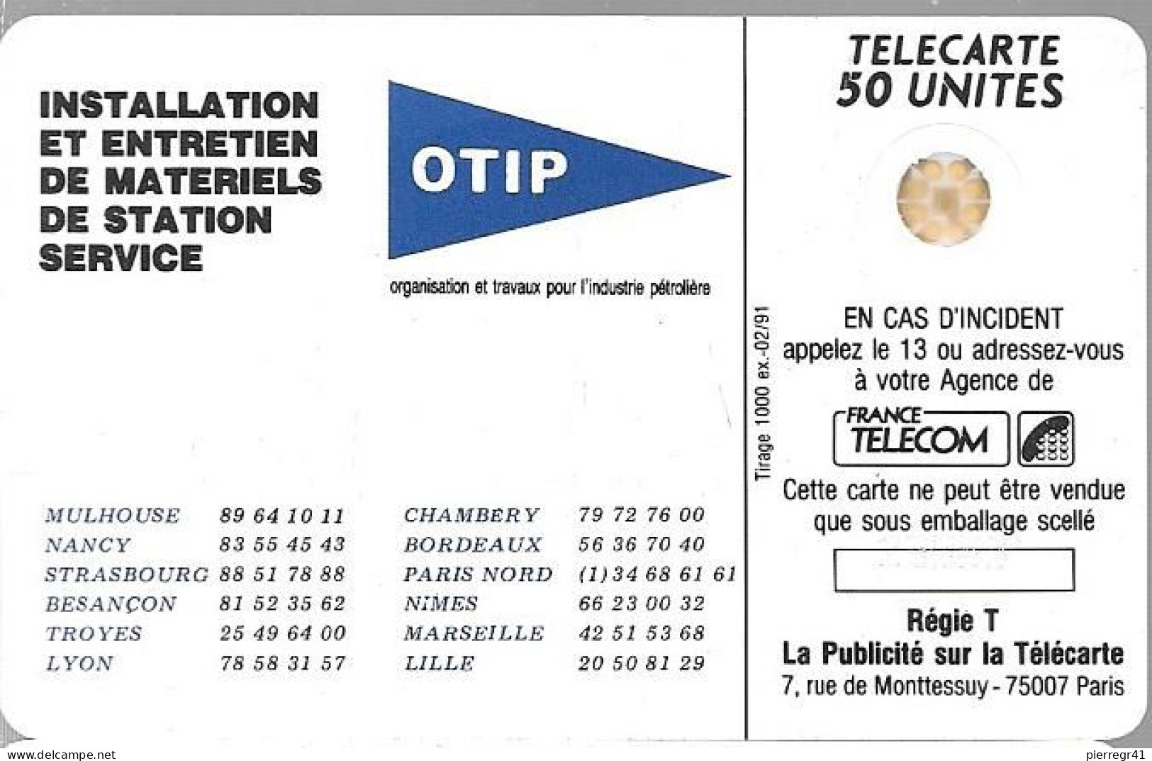 CARTE-PRIVEE-1991-D577-SC4Ab-FERRARI F40-OTIP--N°imp23553-1000ex-Neuve-TBE/LUXE-RARE - Privat