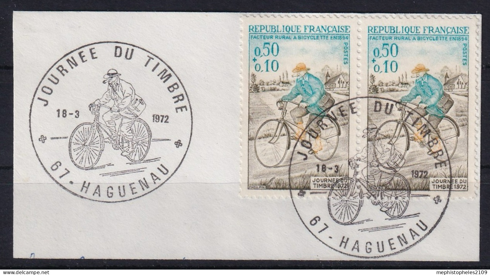 FRANCE 1972 - Canceled FDC  - YT 1710  - Usados