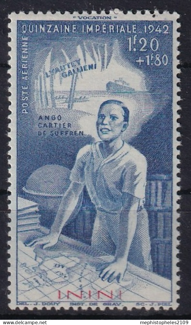 ININI 1942 - MNH - YT 3 - Poste Aérienne - Unused Stamps