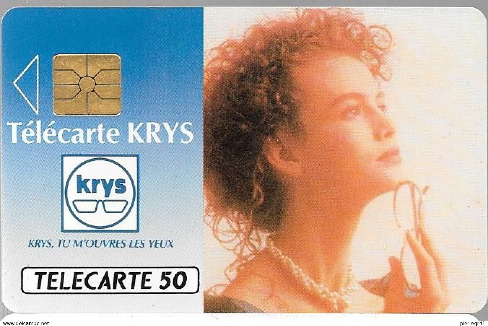 CARTE-PRIVEE-1991-D583-02/91-GEMA-KRYS 2-10000ex-R° Laqué-Utilisé-TBE/LUXE - Privées
