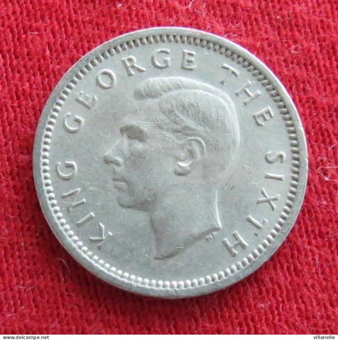 New Zealand 3 Pence 1950 KM# 15 *VT Nova Zelandia Nuova Zelanda Nouvelle Zelande - Neuseeland