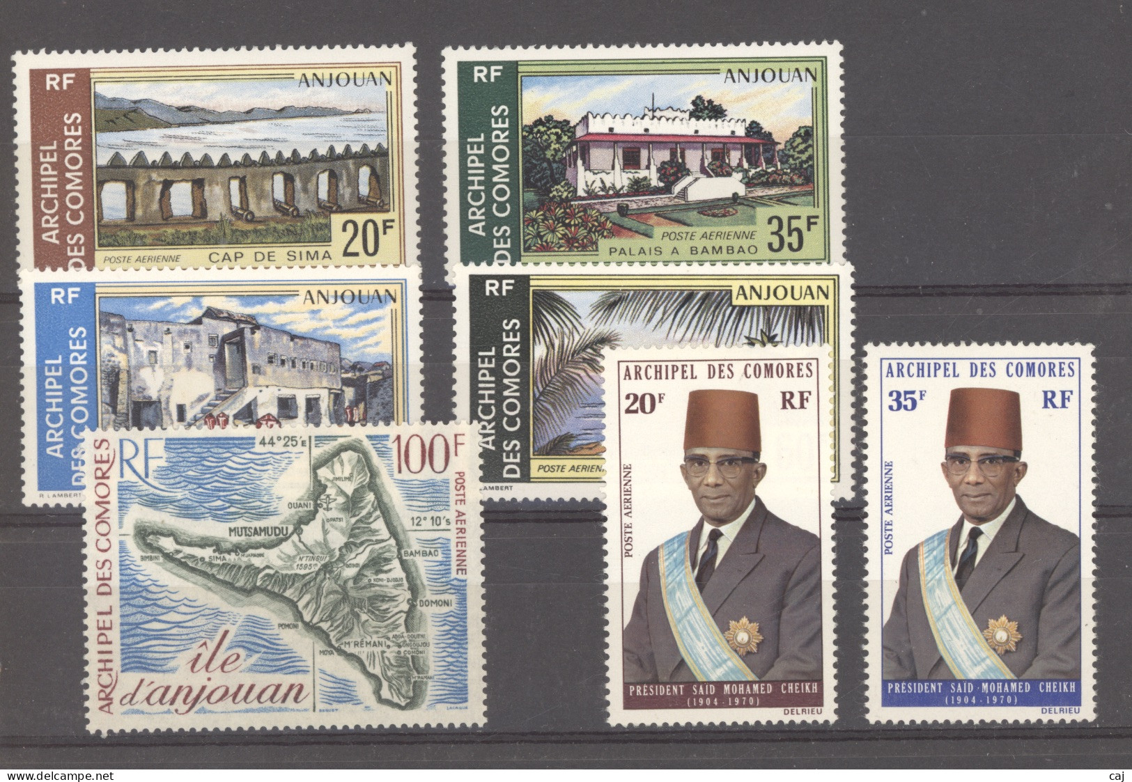 Comores  -  Avion  :  Yv  45-51  ** - Airmail