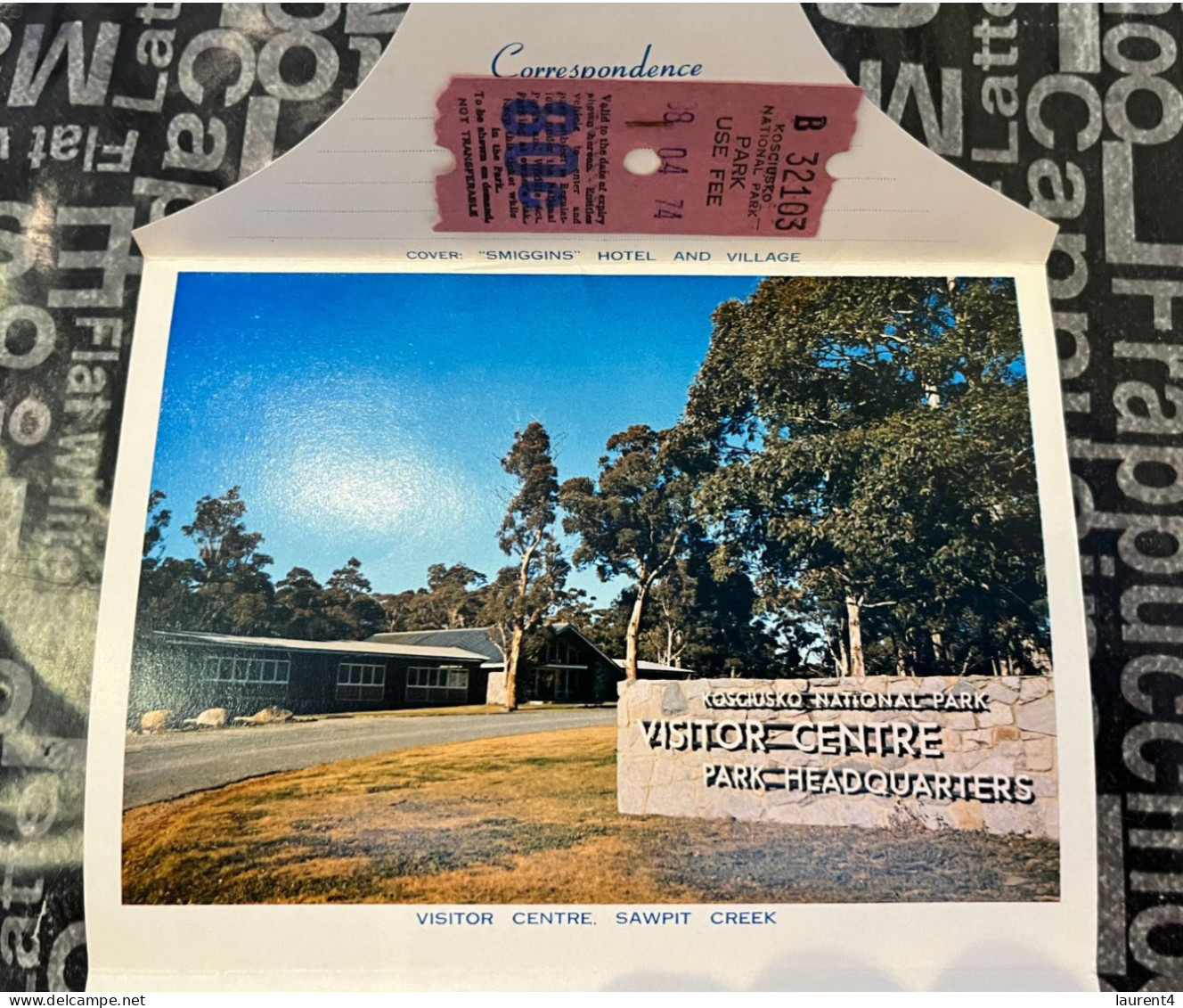 28-12-2023 (Folder) Australia - NSW - Snowy Mountains - Kosciusko Road In Summer (+ Ticket) - Autres & Non Classés
