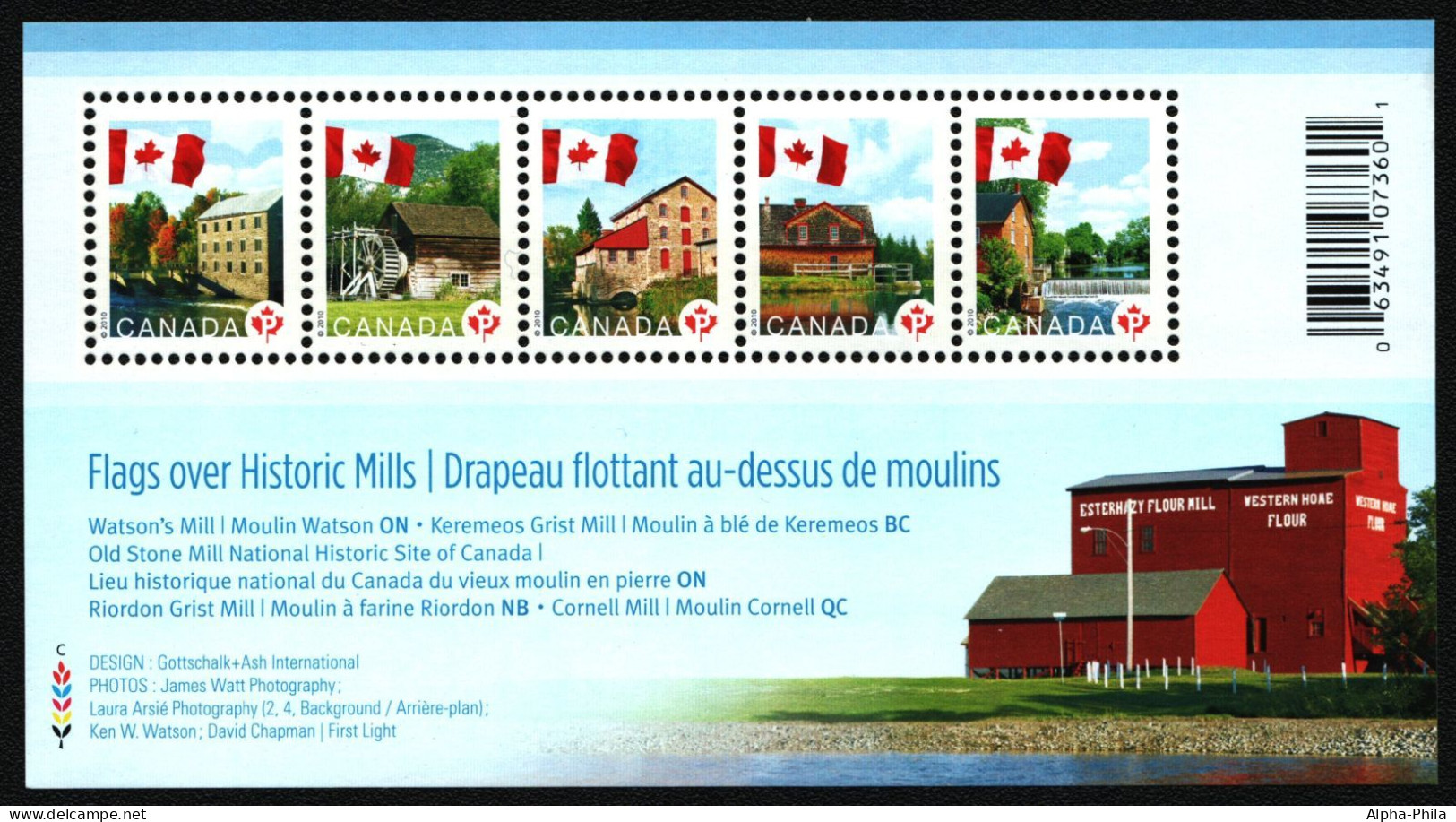 Kanada 2010 - Mi-Nr. Block 120 ** - MNH - Nationalflagge - Unused Stamps