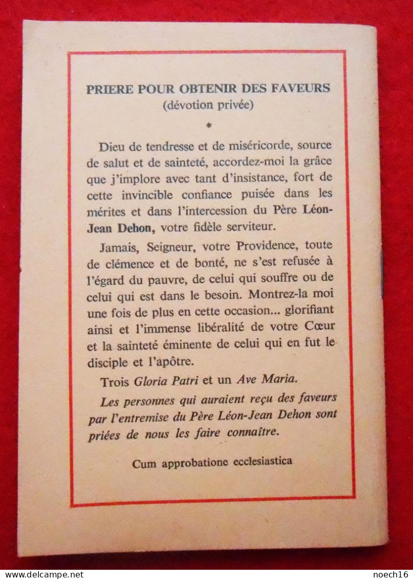 Livret Père Léon-Jean Dehon, Scolasticat Notre-Dame Du Congo, Louvain - Religion &  Esoterik