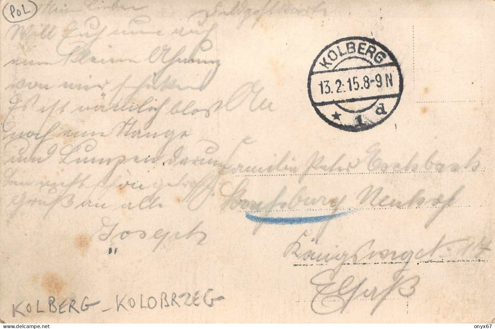 Carte Photo Militaire Allemand KOLBERG-KOLOBRZEG-Pommern-Pologne-Polen-Poland-Polska-Soldaten-Hôpital-Lazarett - Poland