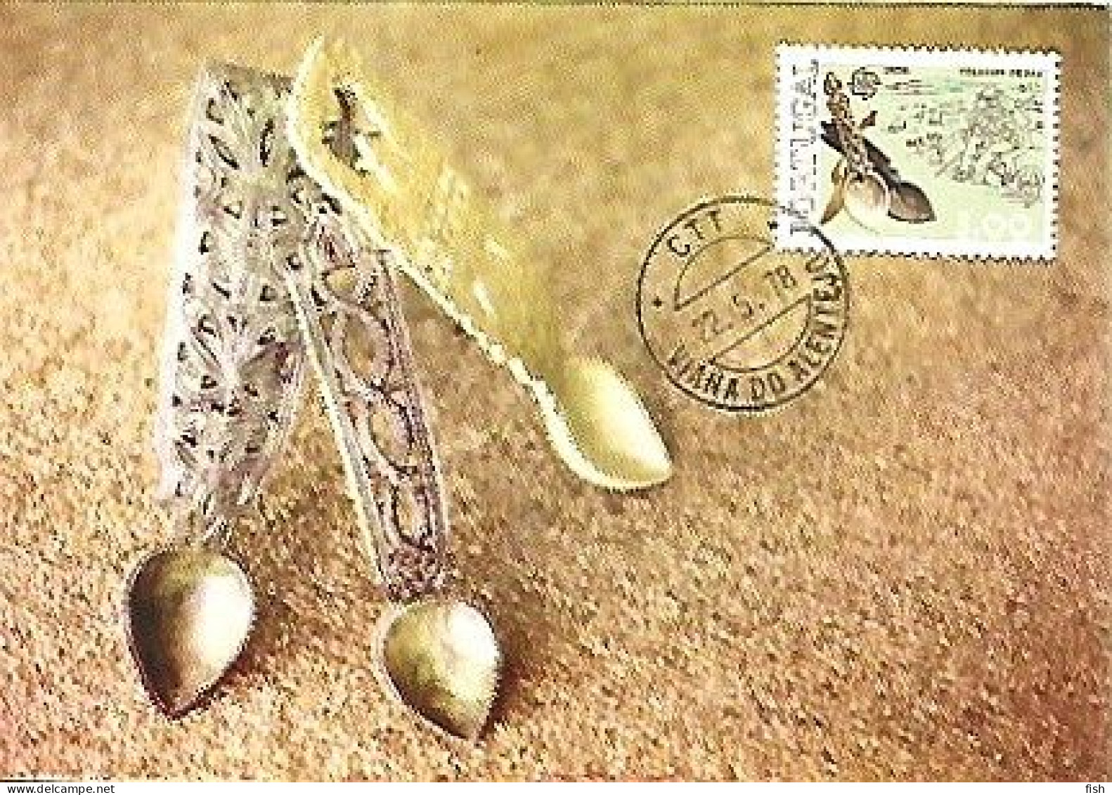 Portugal & Maximum Card, Europa CEPT, Alentejo, Wooden Spoons, Viana Do Alentejo 1978 (6888) - 1976