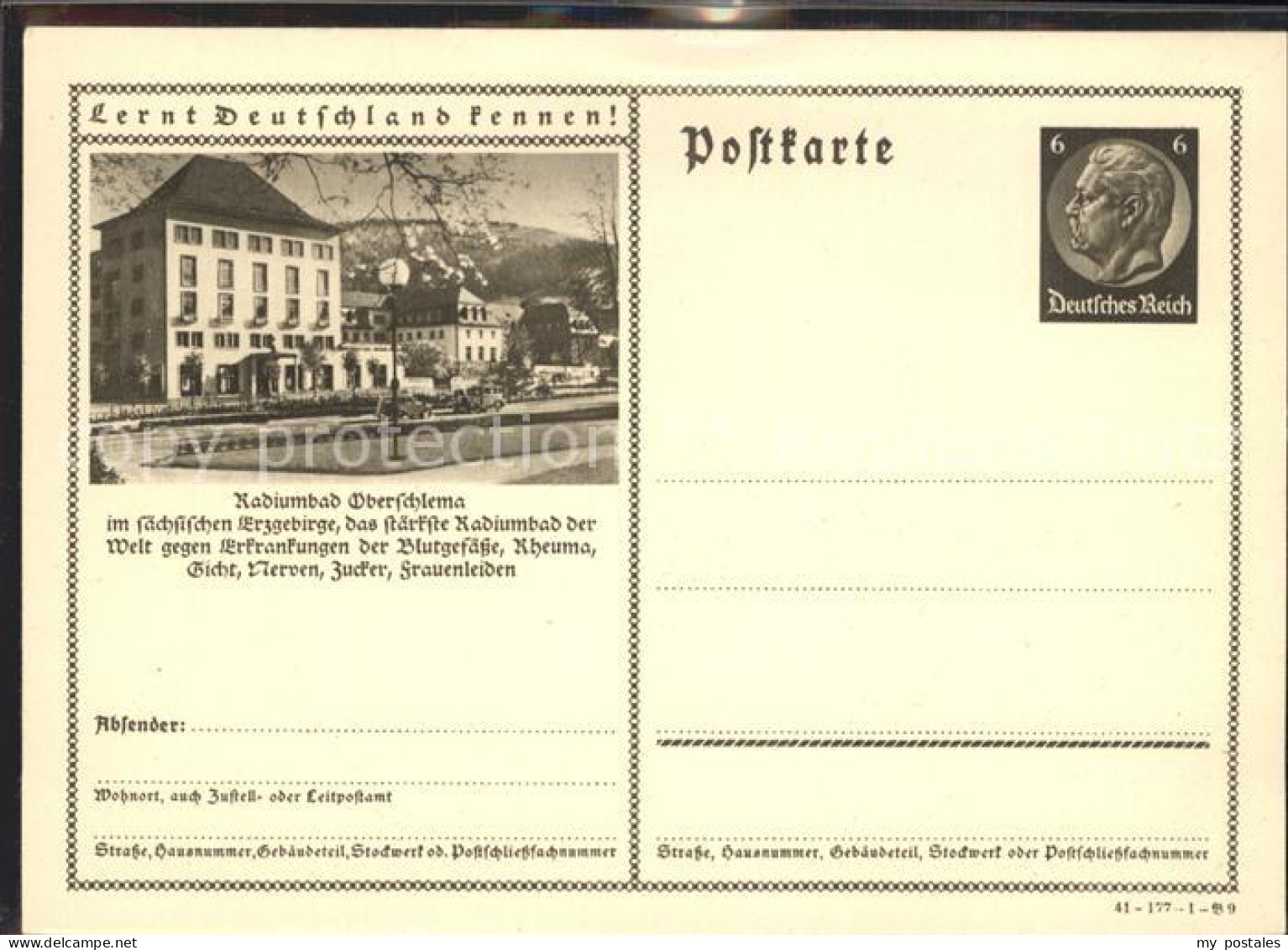 42265347 Oberschlema Erzgebirge Kurhotel Radiumbad Serie Lernt Deutschland Kenne - Bad Schlema