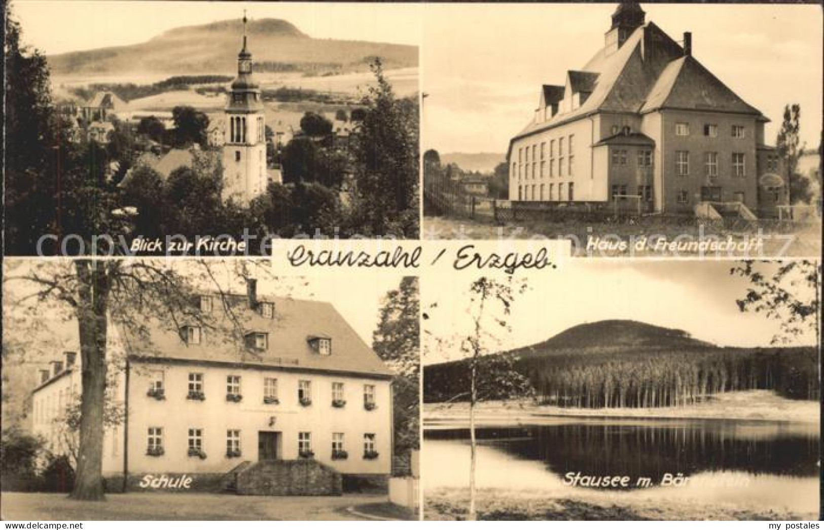 42265194 Cranzahl Kirche Haus Der Freundschaft Schule Stausee Baerenstein Cranza - Sehmatal