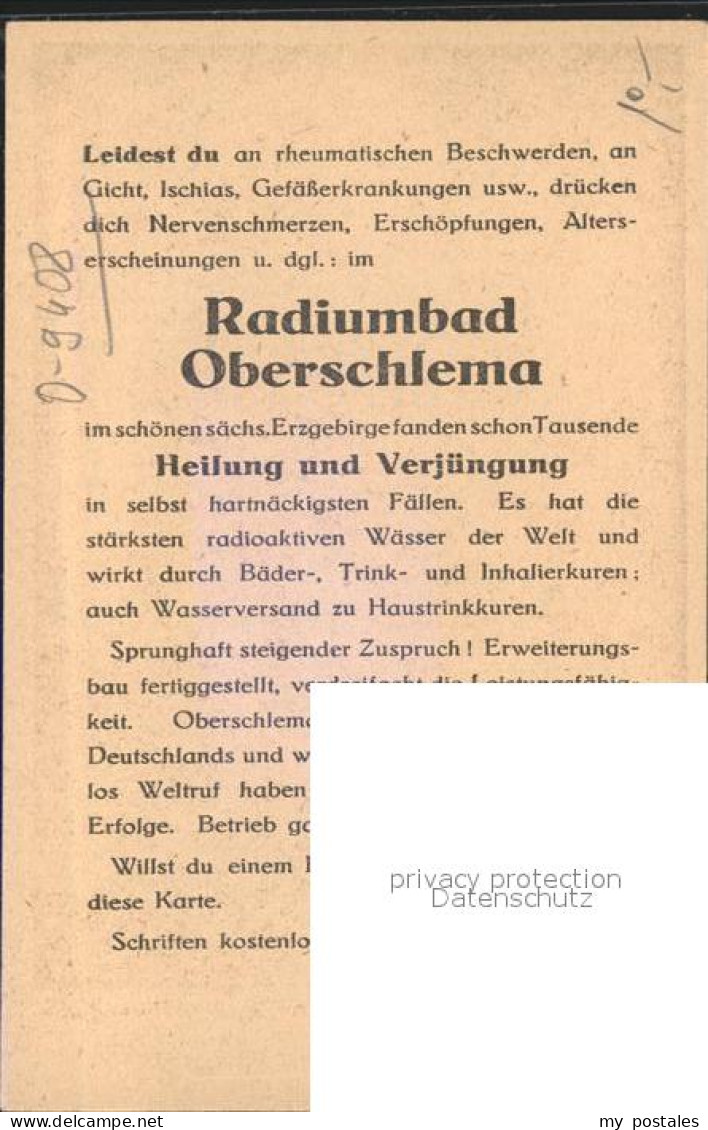 42265188 Oberschlema Erzgebirge Kurhaus Radiumbad Oberschlema - Bad Schlema