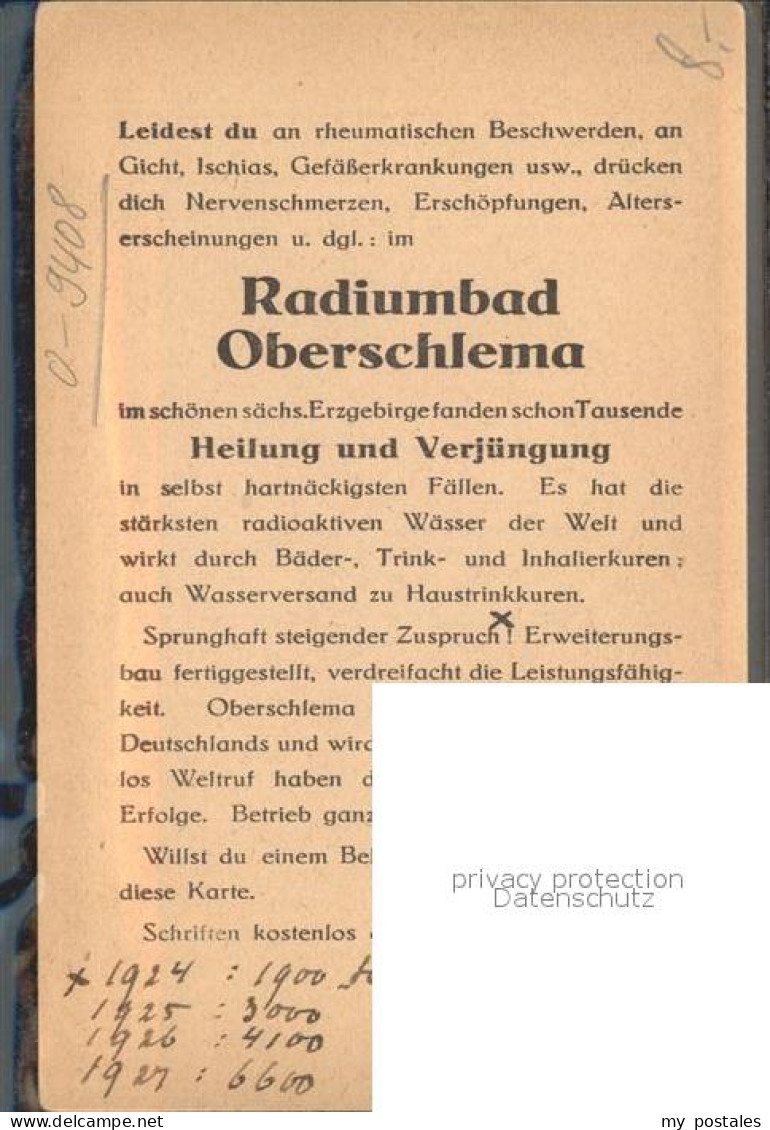 42263970 Oberschlema Erzgebirge Radiumbad Kurhaus Oberschlema - Bad Schlema