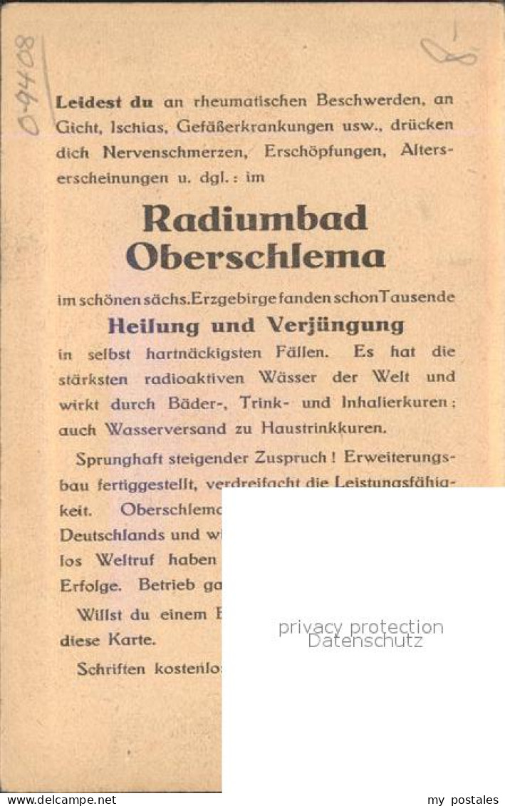 42263965 Oberschlema Erzgebirge Radiumbad Kurhaus Oberschlema - Bad Schlema