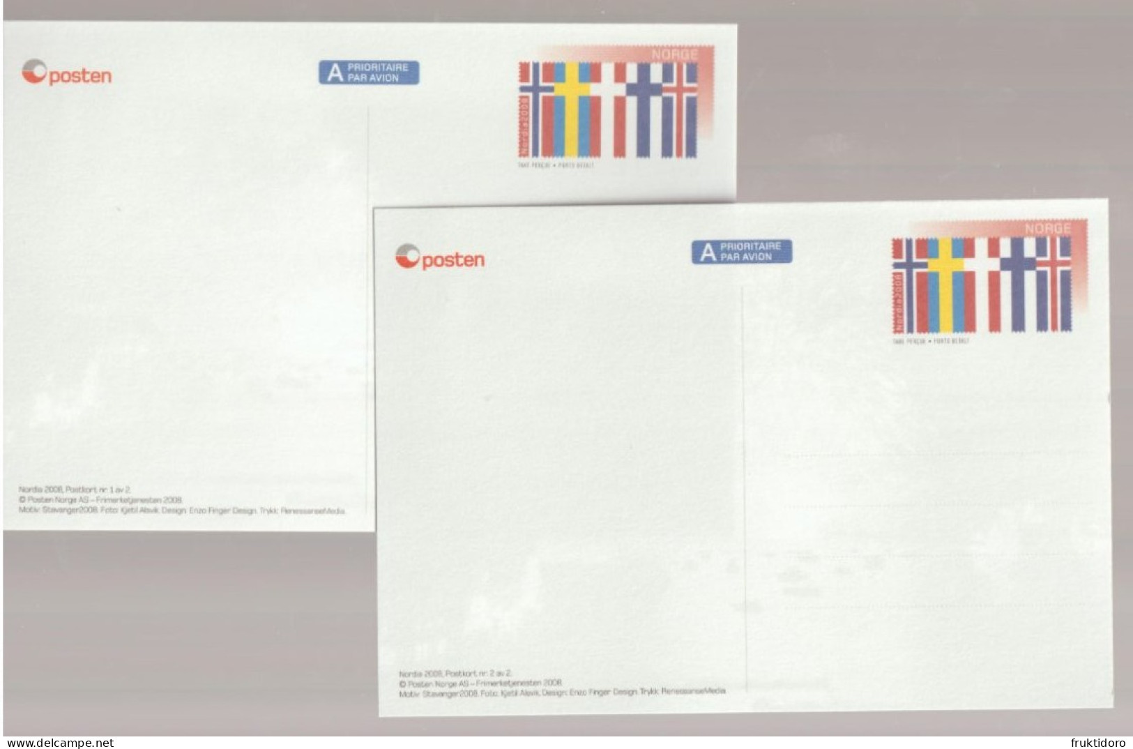 Norway Postal Stationery 2008 Nordia 2008 ** - Enteros Postales