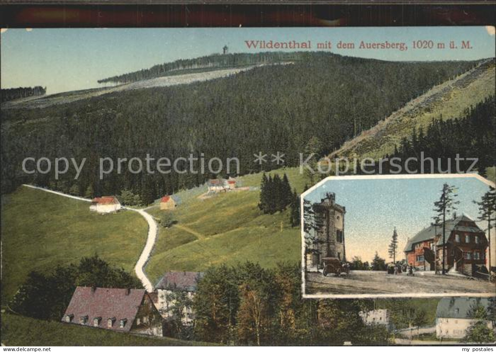 42259862 Wildenthal Eibenstock Mit Auersberg Turm Und Unterkunftshaus Wildenthal - Eibenstock