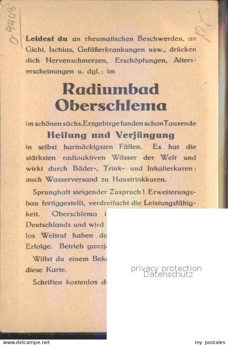 42259658 Oberschlema Erzgebirge Radiumbad Kurhaus Oberschlema - Bad Schlema