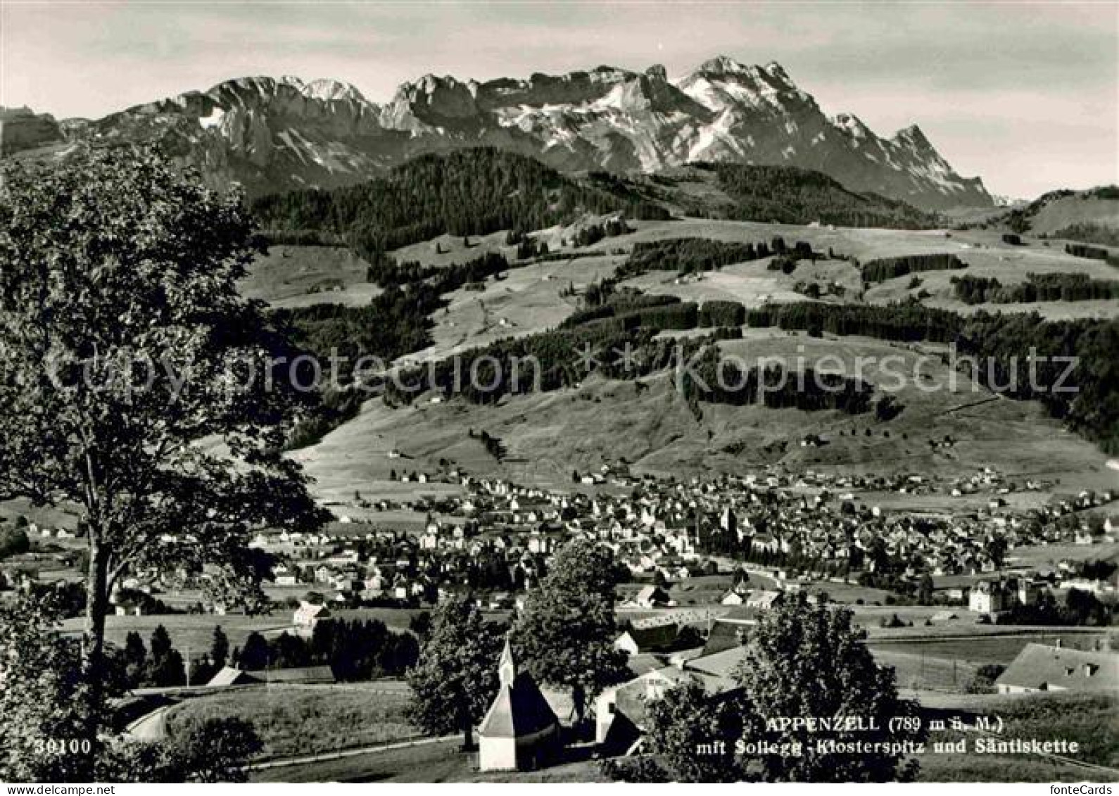 12632693 Appenzell IR Mit Sollegg Klosterspitz Und Saentiskette Appenzeller Alpe - Sonstige & Ohne Zuordnung