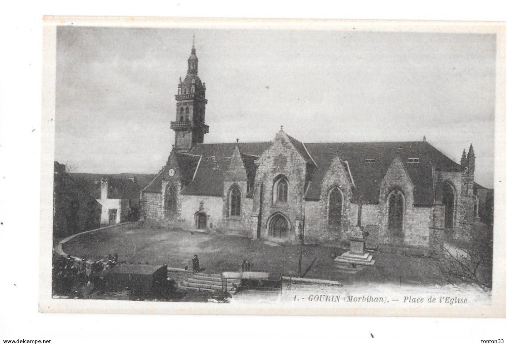 GOURIN - 56 - Place De L'Eglise - GEO 6 - - Gourin