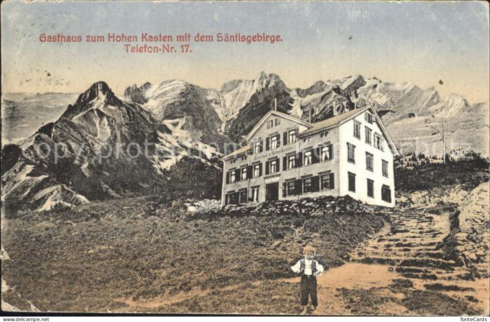 12323153 Bruelisau Berggasthaus Zum Hohen Kasten Saentisgebirge Appenzeller Alpe - Altri & Non Classificati