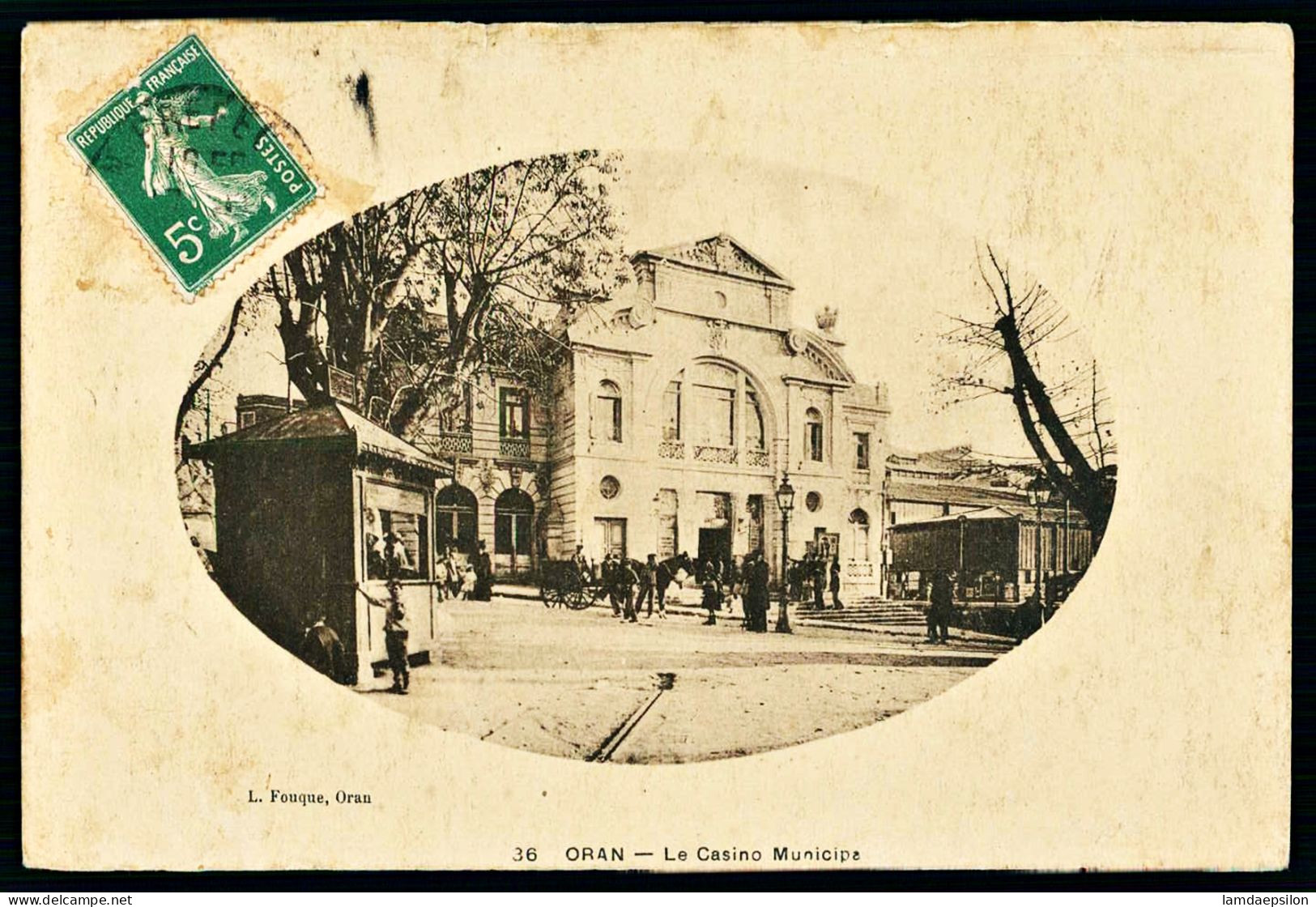 A65  ALGERIE CPA  ORAN - LE CASINO MUNICIPAL - Collections & Lots