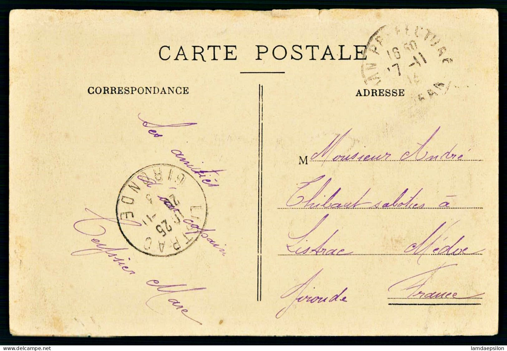 A65  ALGERIE CPA  ORAN - LE CASINO MUNICIPAL - Collections & Lots