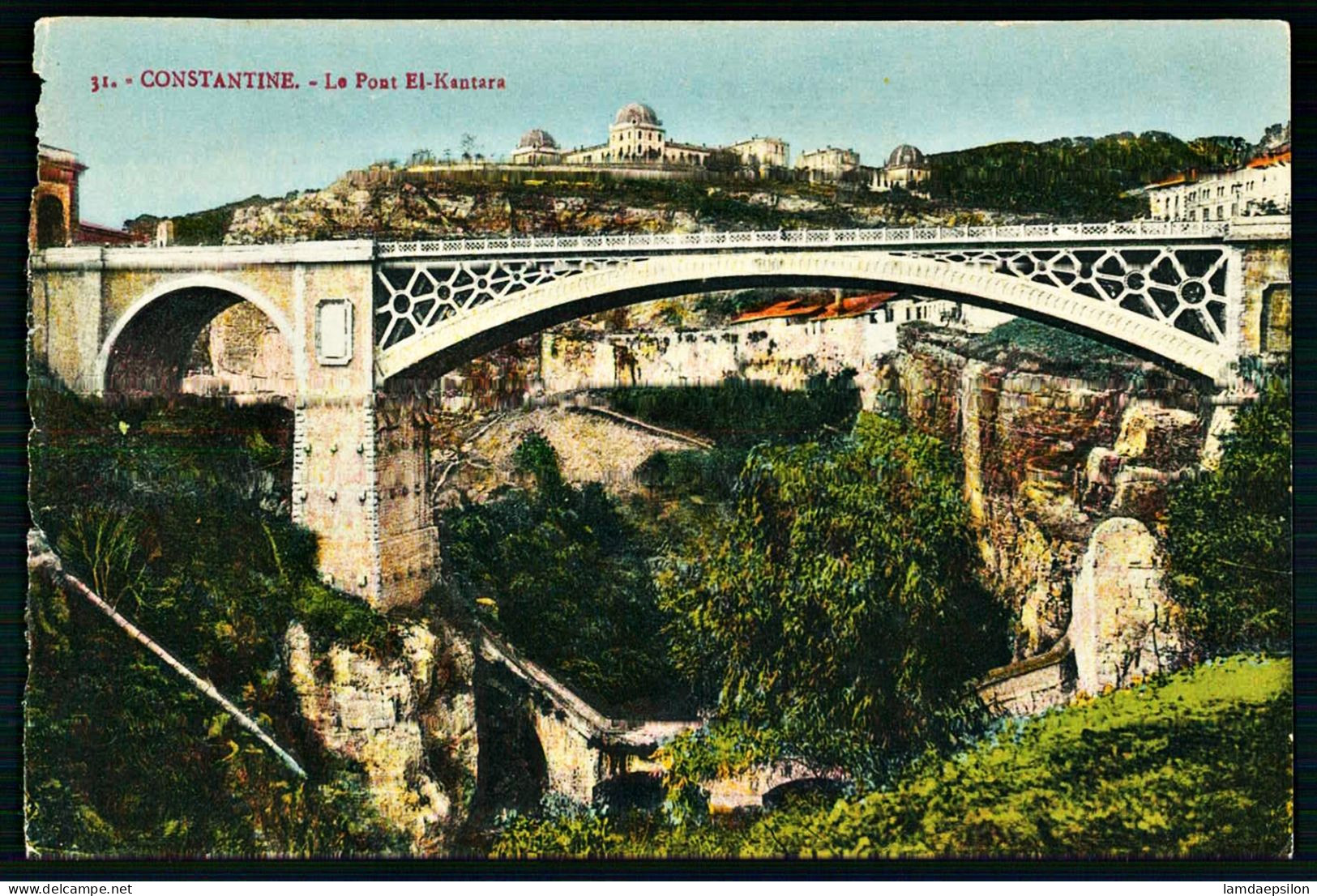 A65  ALGERIE CPA  CONSTANTINE - LE PONT EL KANTARA - Collezioni E Lotti