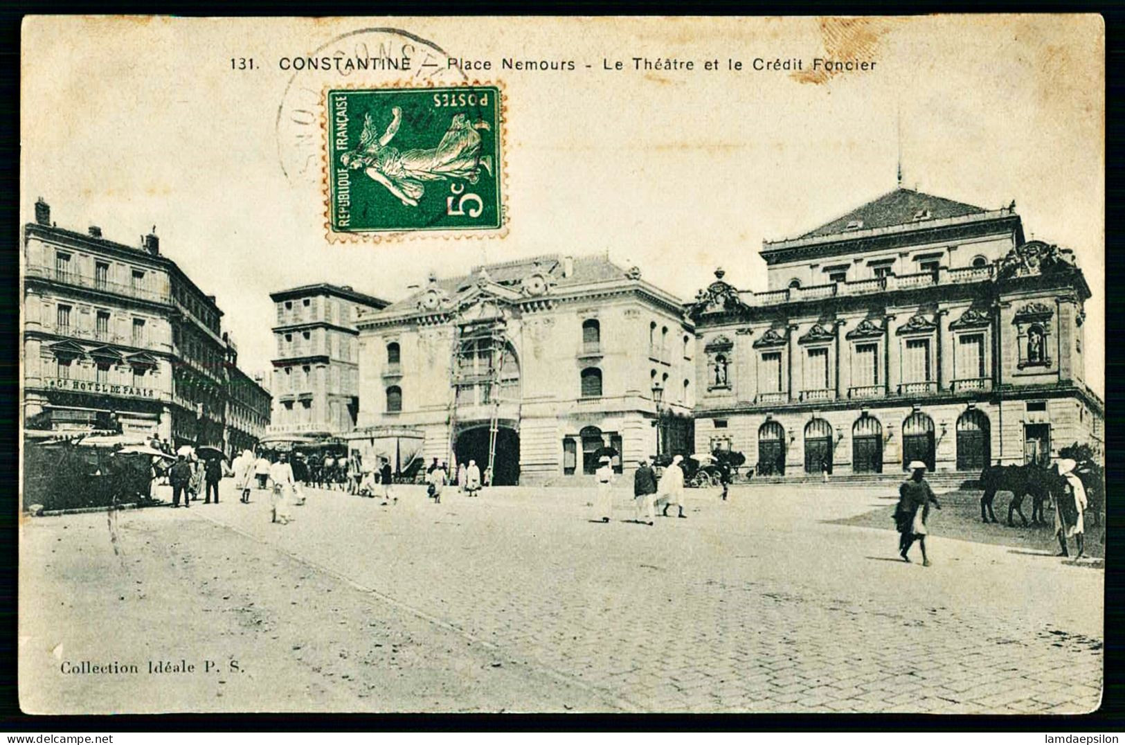 A65  ALGERIE CPA  CONSTANTINE - PLACE NEMOURS - Collections & Lots