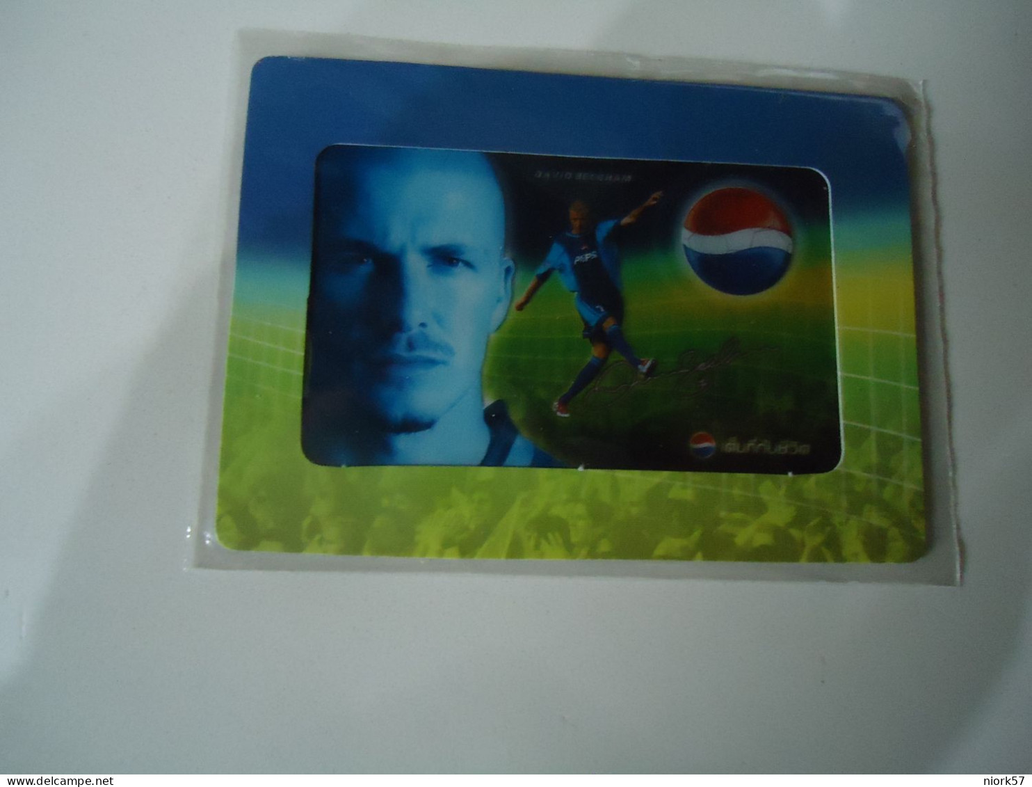 PEPSI COLA  FOOTBALL CARDS     BECKHAM - Sport