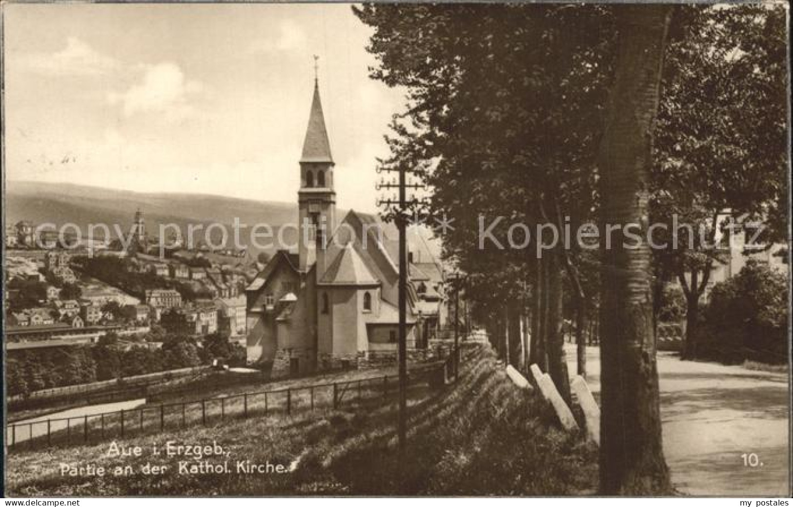 42248310 Aue Erzgebirge Kirchenpartie Aue - Aue